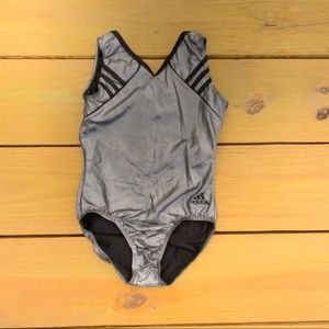 Silver Adidas/GK leotard